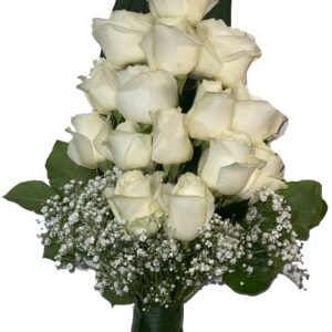 Rouwboeket Witte Roos