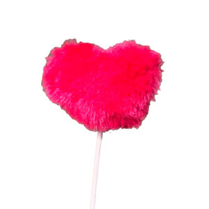 Insteker Hartje Fluffy Rood